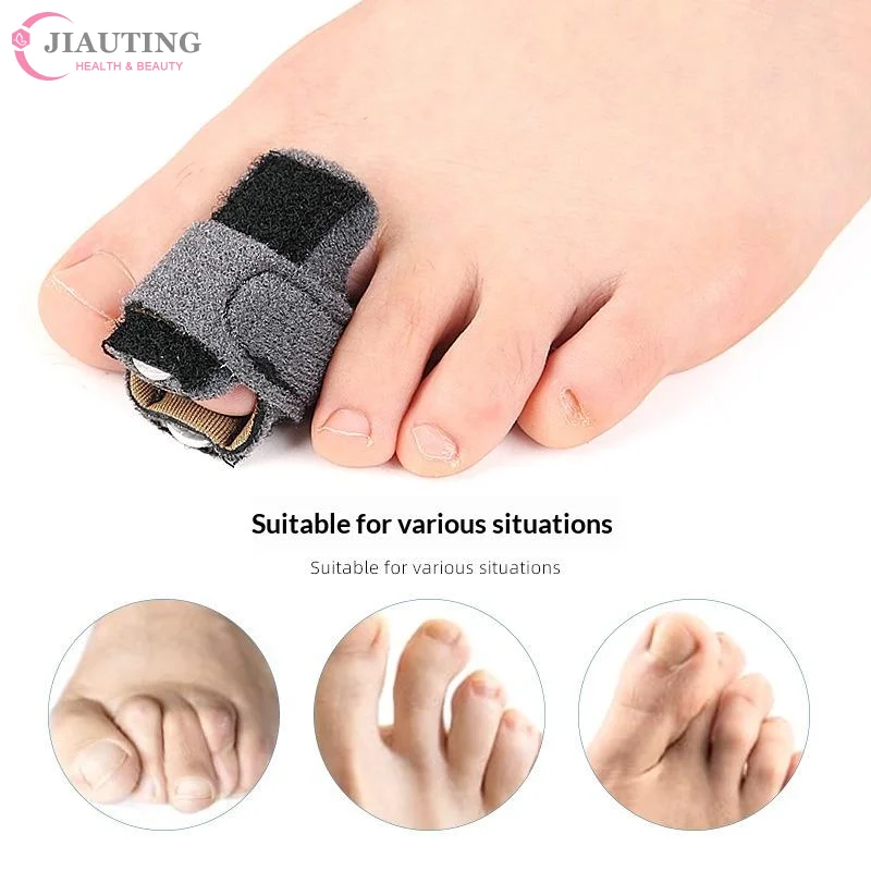 1/2pc Foot Care Tool Toe Splint Toe Straightener Toes Corrector For Women Toes Brace Hammertoe Splint Toes Wrap Toe Cover Broken