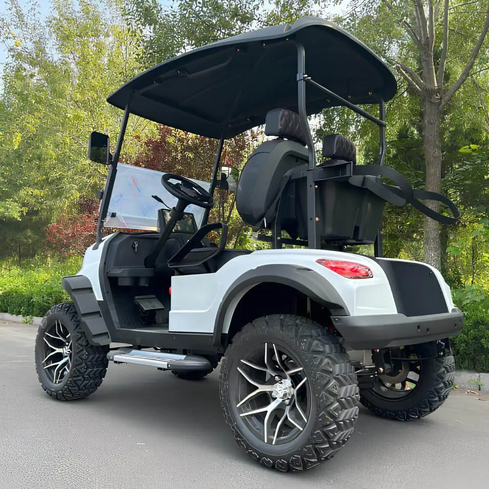 4-miejscowe elektryczne wózki golfowe Offroad Tanie ceny Buggy Samochód na sprzedaż Chińskie samochody klubowe 6 V ze składanym wózkiem golfowym