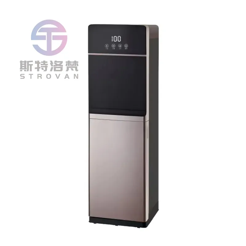 LED Color Display Restaurant Water Dispenser with Hot and Cold with Touch Temperature Control
