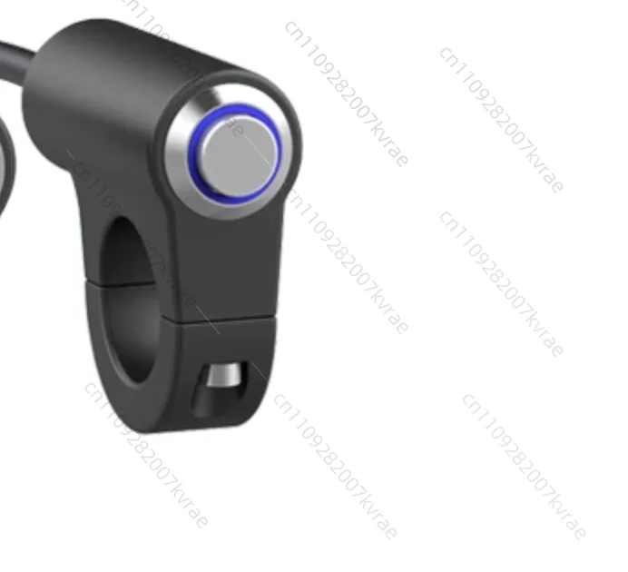 

1 pcs Motorcycle electric vehicle universal modification switch aluminum alloy LED headlight spotlight horn start waterproof
