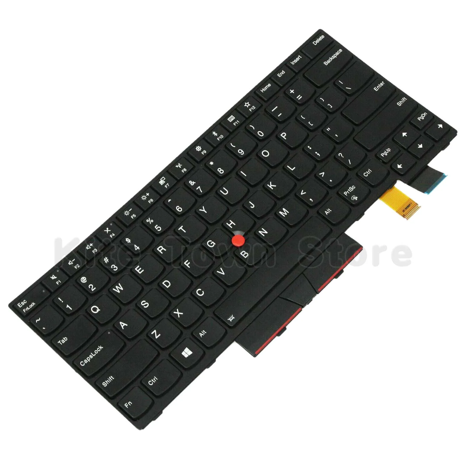 Imagem -04 - Teclado Portátil Retroiluminado com Ponteiro para Lenovo Layout dos Eua Apto para Thinkpad T470 T480 A475 A485 T470s T470p T480s Novo