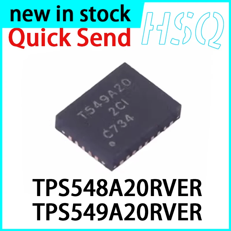5PCS New TPS548A20RVER TPS549A20RVER RVET RVE Silk Screen T549A20 Package VQFN-28 DC Switch Voltage Regulator IC in Stock