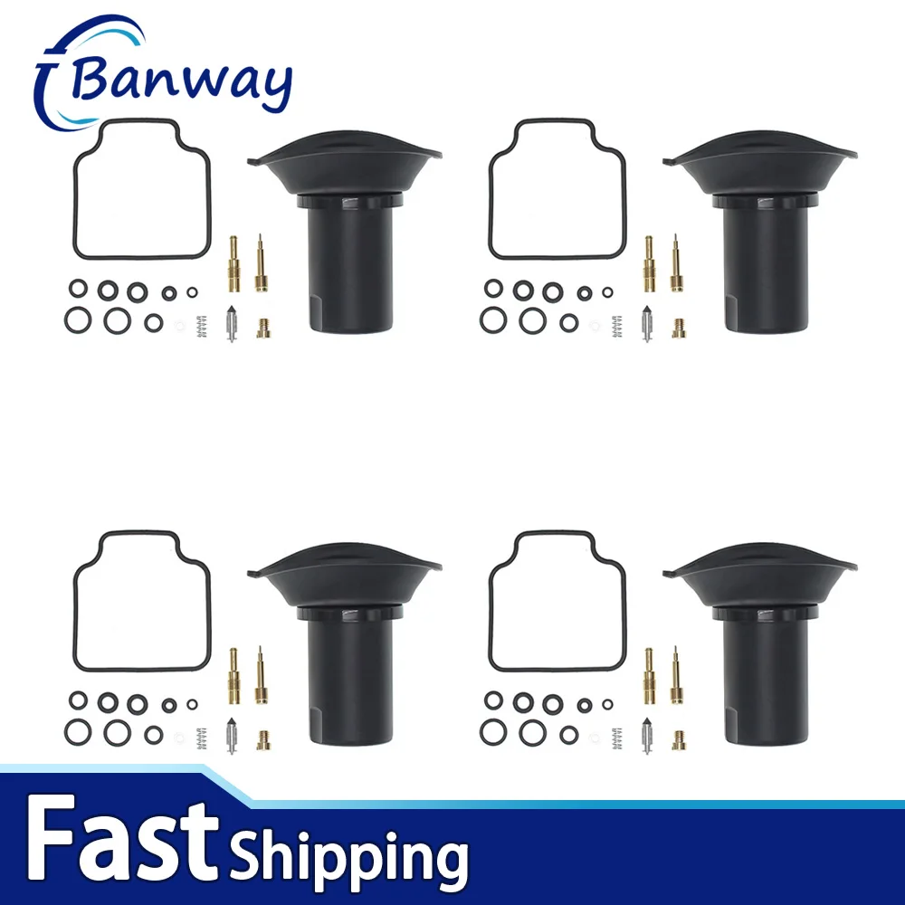 

4Sets For Honda CB1300 CB1300SF SC40 1997-1999 CB 1300SF 1300 SF SC 40 Motorcycle Carburetor Diaphragm Repair Kit