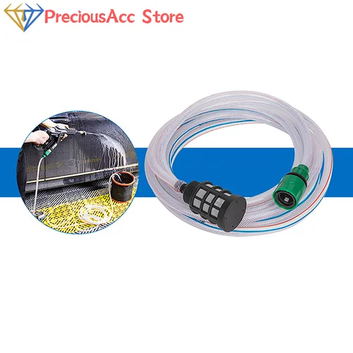 Imagen 2 del producto Hidrolavadora Portátil de Alta Presión de 5M, Funciona con Batería, Máquina para Limpiar Autos con Manguera de Entrada de Agua y Kit de Filtro