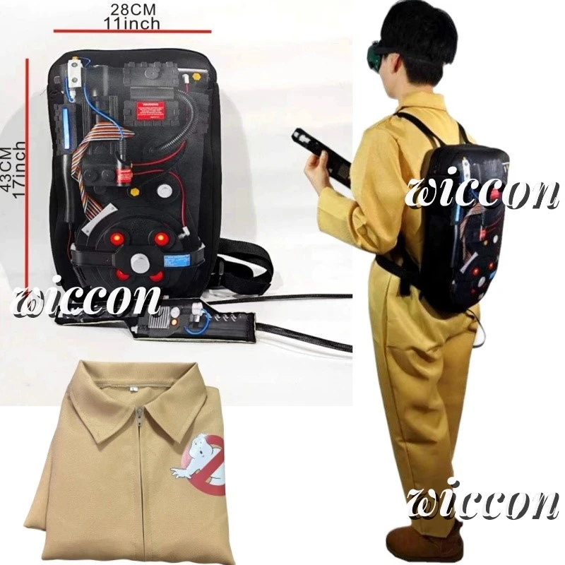 Ghost Busters Cosplay Anime Figure Halloween Costumes for Men Adult Kids Ghost Busters Weaponry Jumpsuits Carnival Suits Clothes