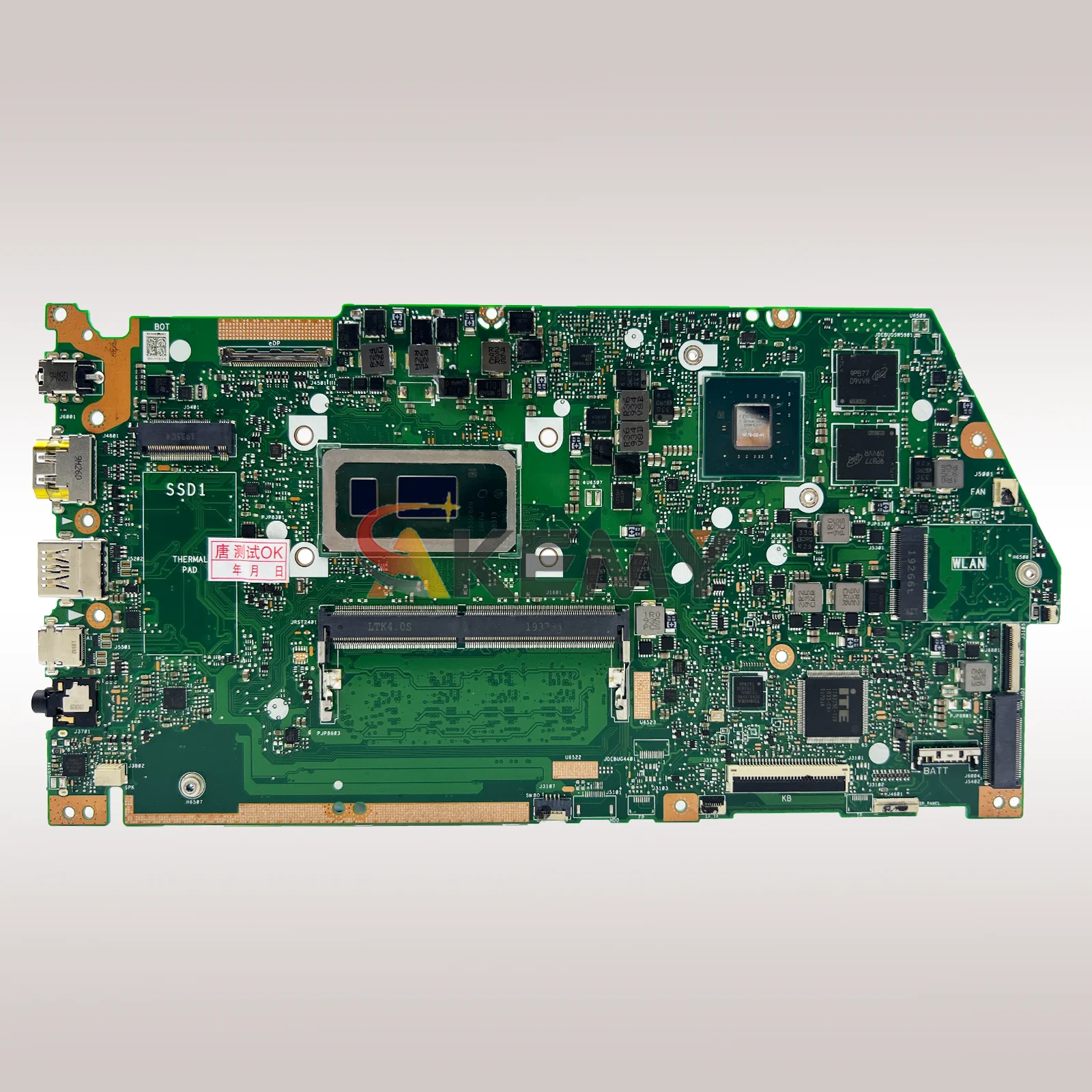 ASUS K532F S5500F V532F X532FLC K531F V531F S532F X532F X532FAC S531F 메인보드 10세대 I3 i5 i7용 X532FL 노트북 메인보드