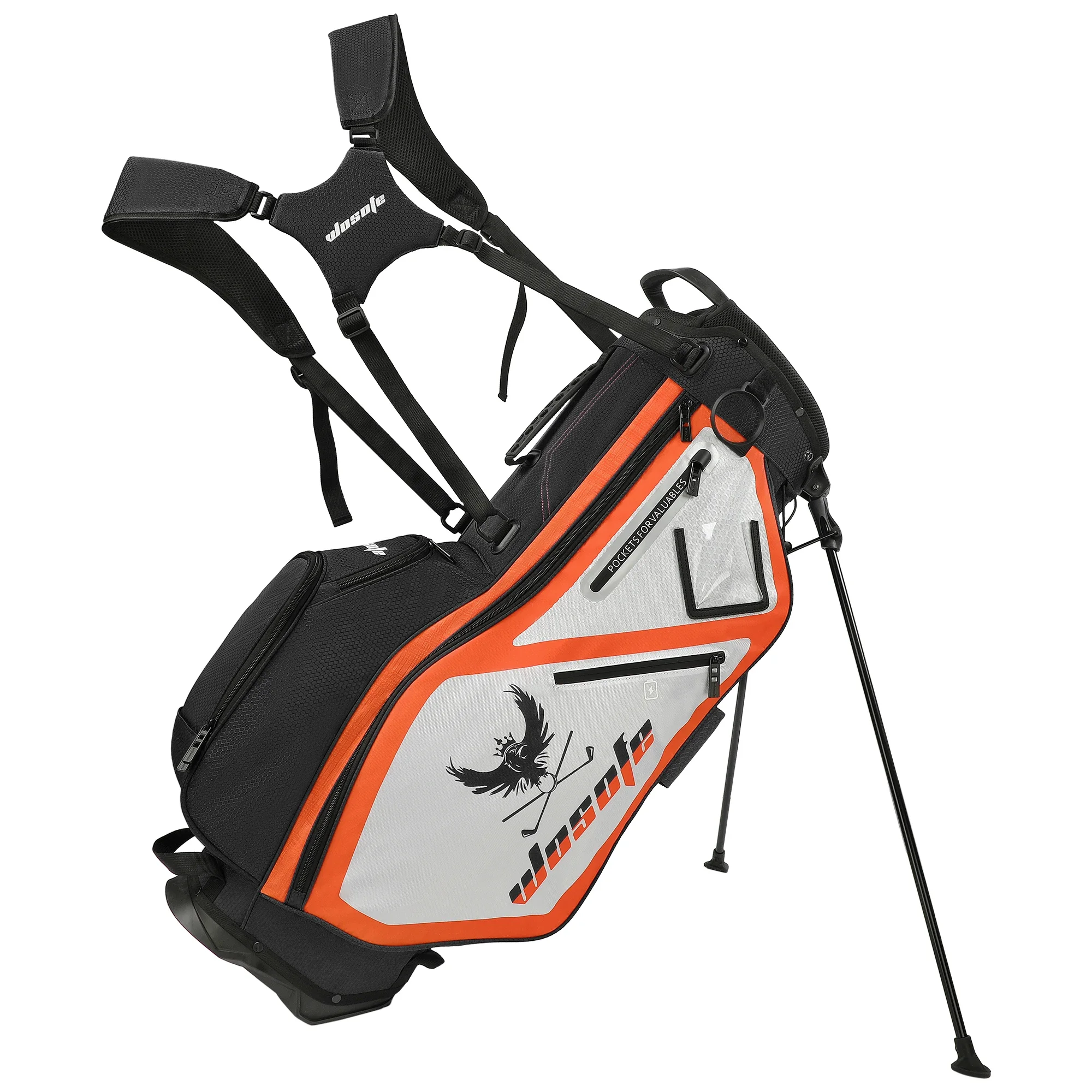 Wholesales OEM ODM Customized Logo Waterproof Portable Stylish Multi-Color Efficient Storage and Safe Transport Golf Stand Bag