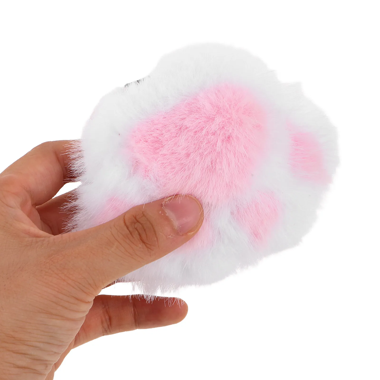 

Cat Paw Keychain Charm Soft Comfortable Keyring for Bag Purse Wallet Kitten Pendant Gift Stuffed Cat Paw Keyring