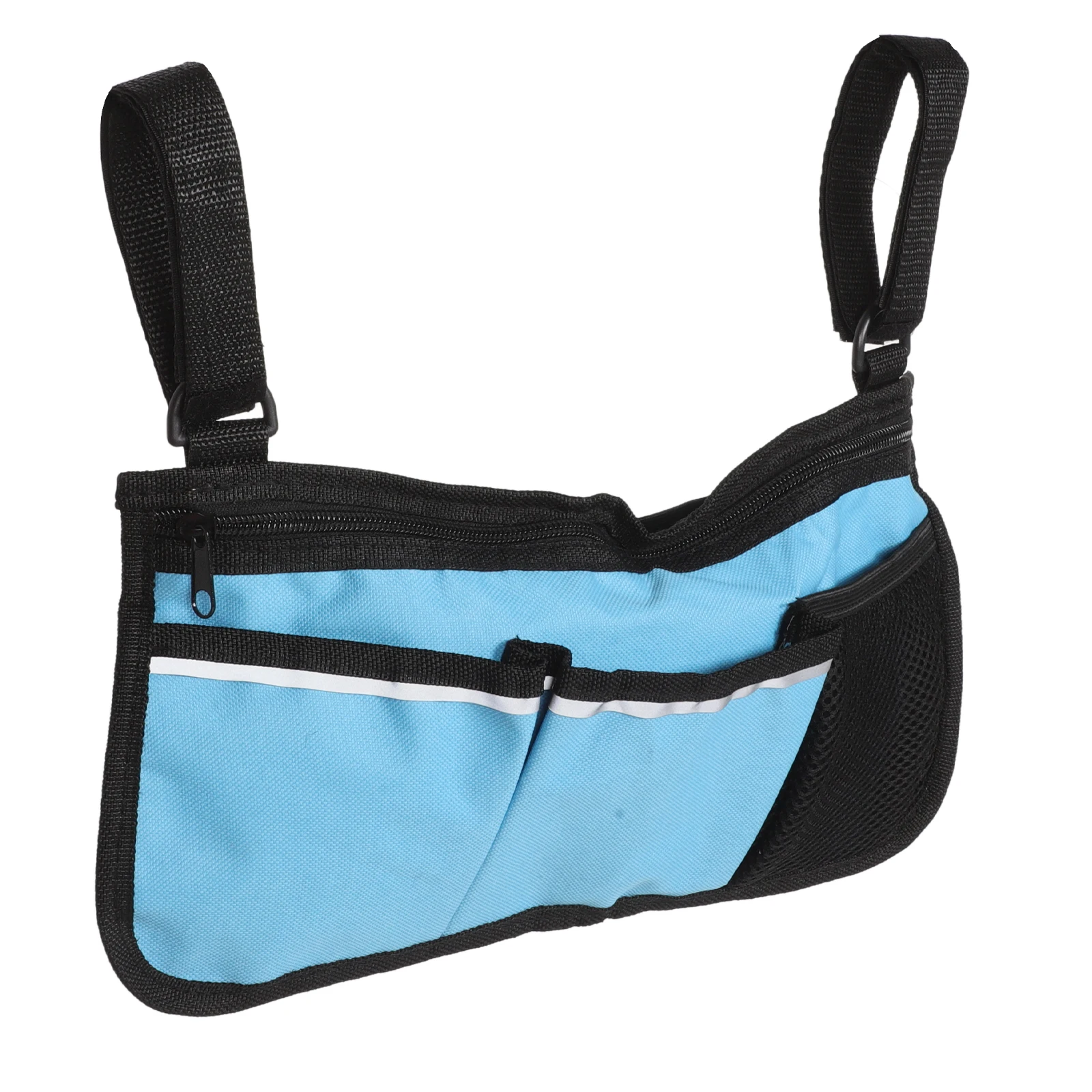 

Versatile Wheelchair Armrest Organizer Pouch Easy Installation Durable Side Bag for Office Chairs and Furniture