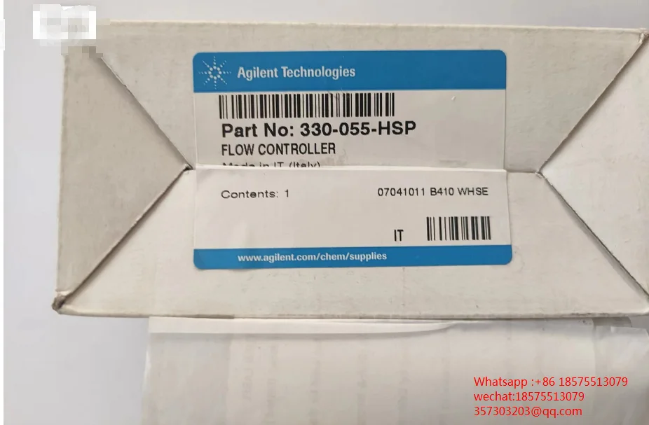 Agilent 330-055-HSP 유량 제어 밸브