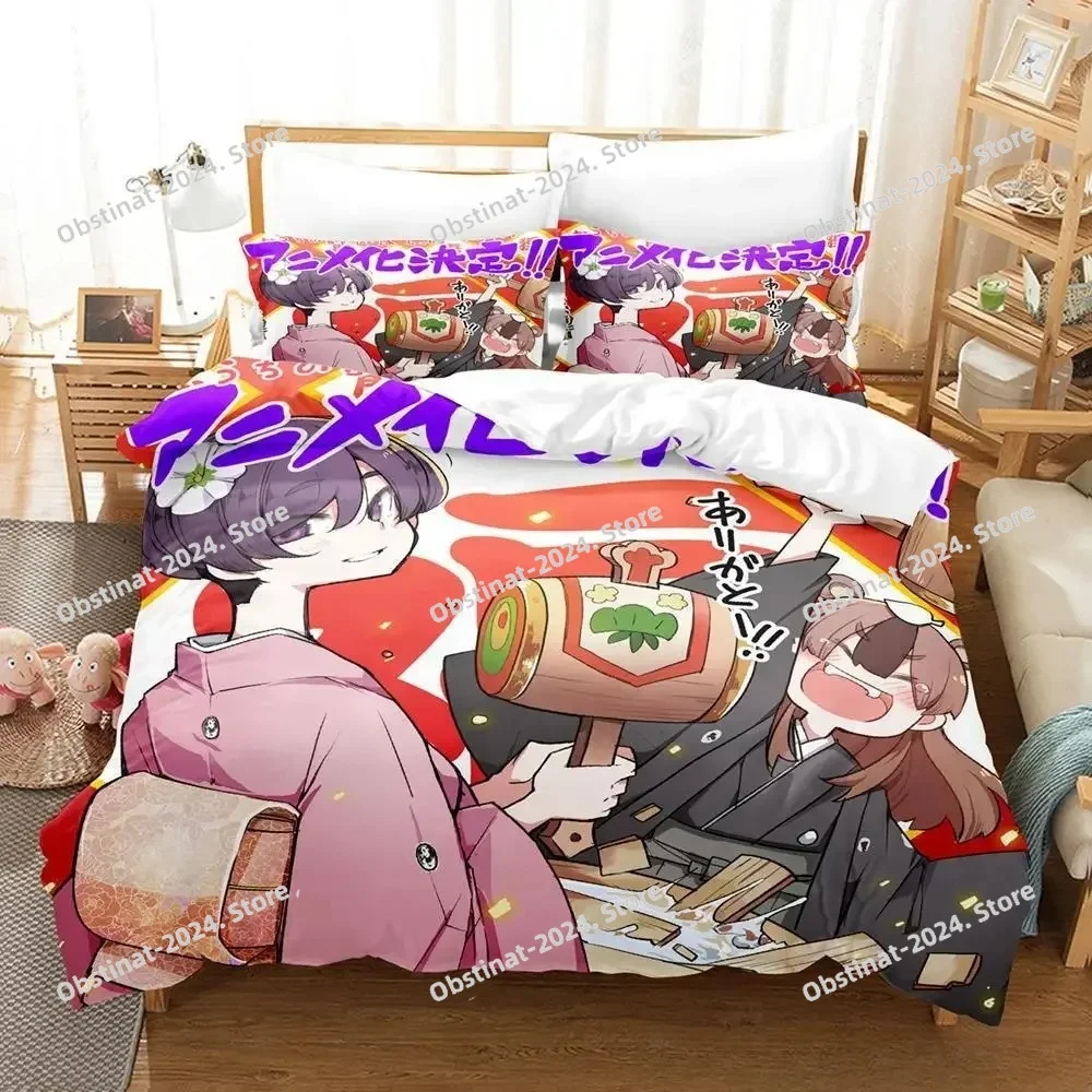 New 3d Print Anime My Master Has No Tail Bedding Set Single Twin Full Queen King Size Bed Set Adult Kid Bedroom Duvet cover Sets