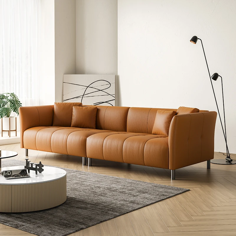 

Design Italian Style Living Room Sofas Relax Luxury Multifunctional Grande Sofas Minimalista Reception Canape Salon Furniture