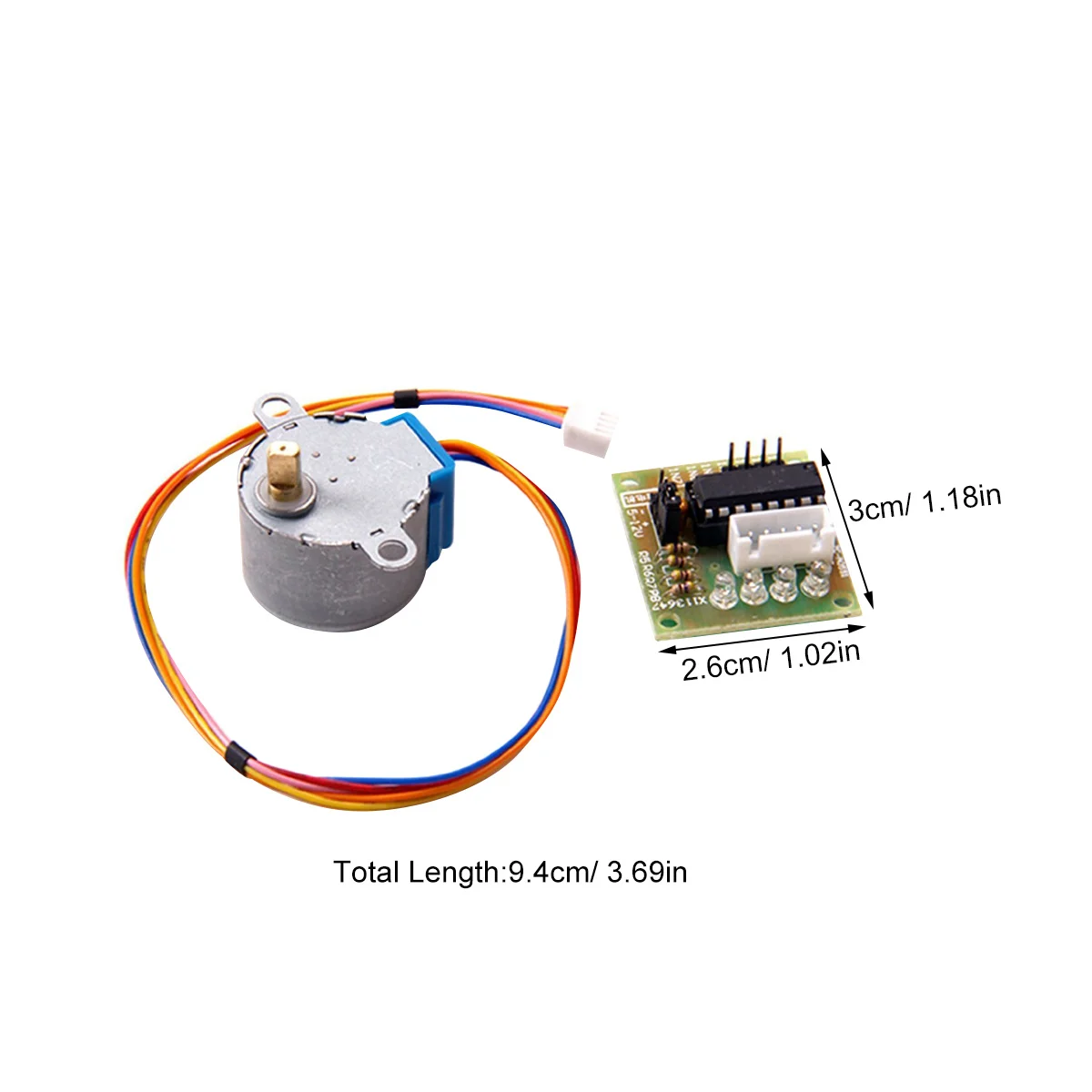 28BYJ-48 DC 5V 4-Phase 5-Wire Stepper Motor with ULN2003 Driver Board Compatible for 28BYJ-48 stepper motor