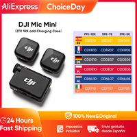 DJI Mic Mini 2TX 1RX add Charging Case Two-Level Active Noise Cancelling 48-Hour Operation High-Quality Audio Stable Transmissio