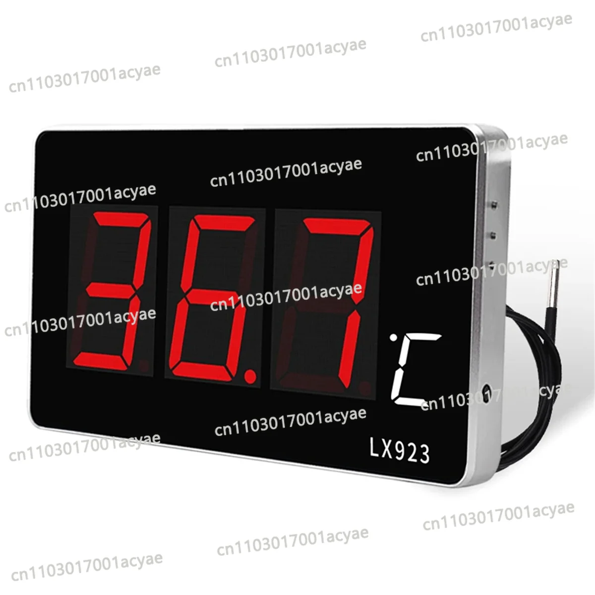 Digital Thermometer Home Electronic for Led Pool Thermometer Large Screen Temperature Detector Sauna Room Probe