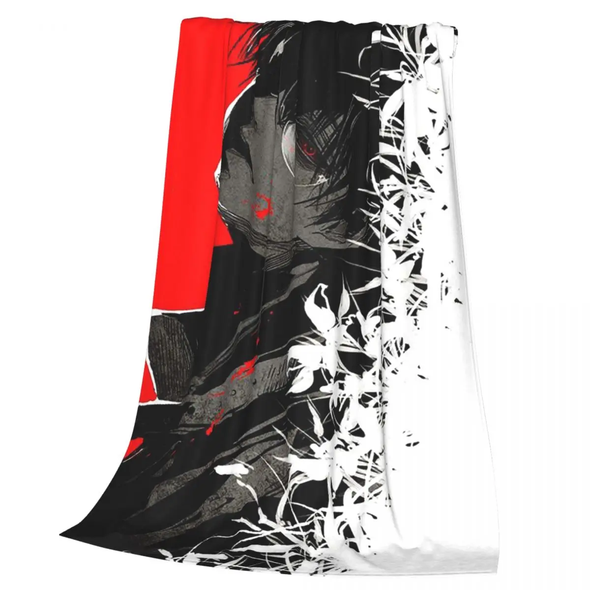Tokyo Ghoul Anime Blanket Soft Warm Flannel Throw Blanket Cover for Bed Living room Picnic Travel Home Sofa