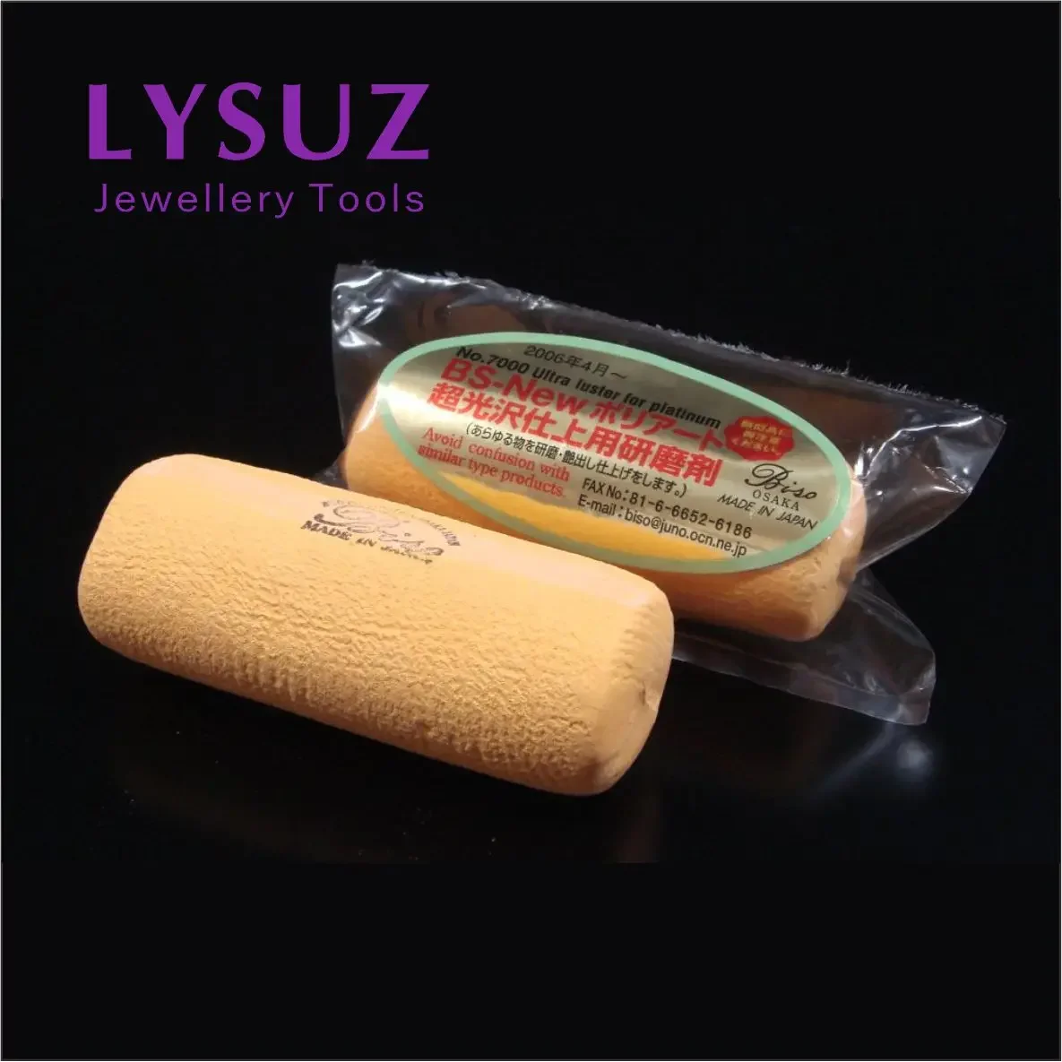 Biso No.7000 Ultra Luster For Platinum Polishing Compound High-End Line Jewellery Watches Gold Silver Metal