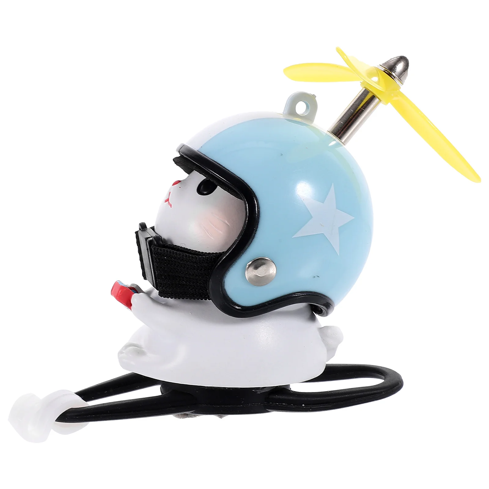 

Car Cat Ornaments Child Toy Resin Cute Accessories Propeller Bike Accessory