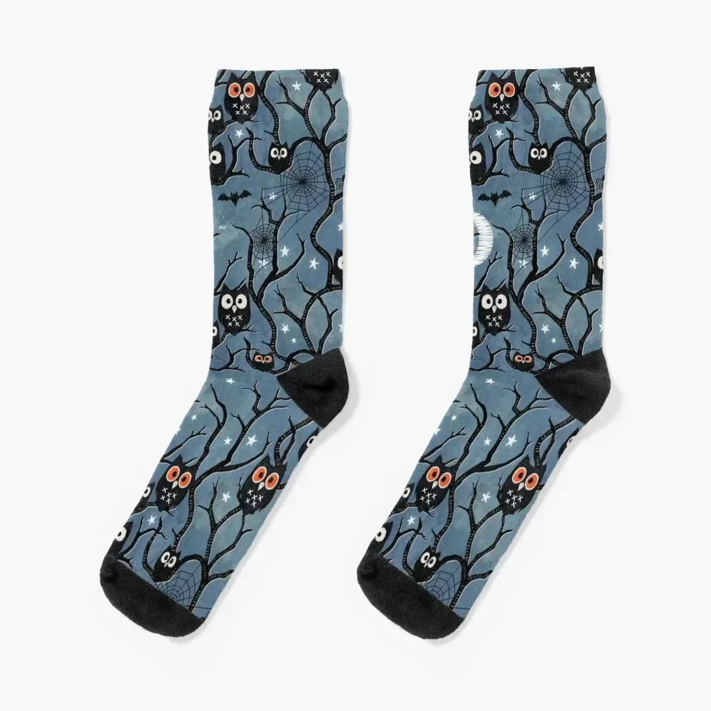 Spooky woods owls Socks Sports Men's Luxury Woman Socks Men's