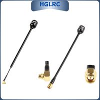 HGLRC Mini Hammer Antenna - 5.8G 2.5dBi RHCP/LHCP, 135mm SMA/IPEX/MMCX for FPV Racing/Freestyle, Long Range, Betaflight