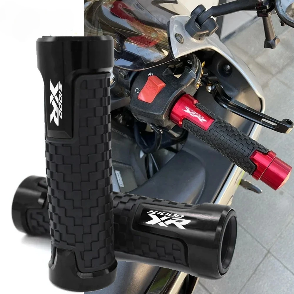 Universal 7/8''22mm Anti-slip Aluminum Rubber Handlebar Grips For BMW S1000XR S1000 S 1000 XR 2025-2023 Motorcycle Accessories
