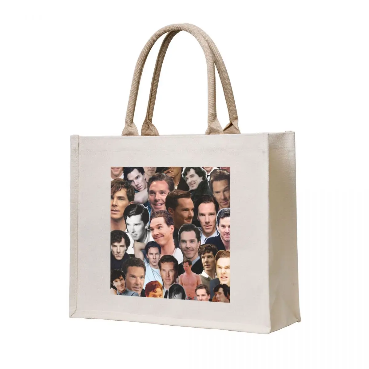 

Benedict Cumberbatch Collage Tote Bag Women's handbag shopping bag logo bag for beach Gift bags