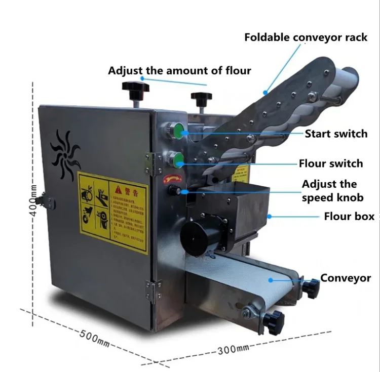 9/15/18/25cm Size Automatic Roti Chapati Maker/corn Tortilla Making Machine/dumpling Samosa Wrapper Machine