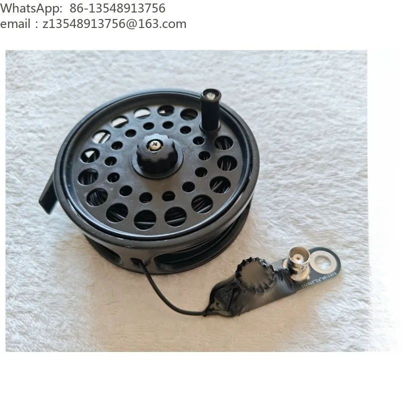 M716 Portable Hand Crank Take-up Shortwave Antenna 1~ 30MHz Inverted V/horizontal Erection, with Barron 1100g Reel