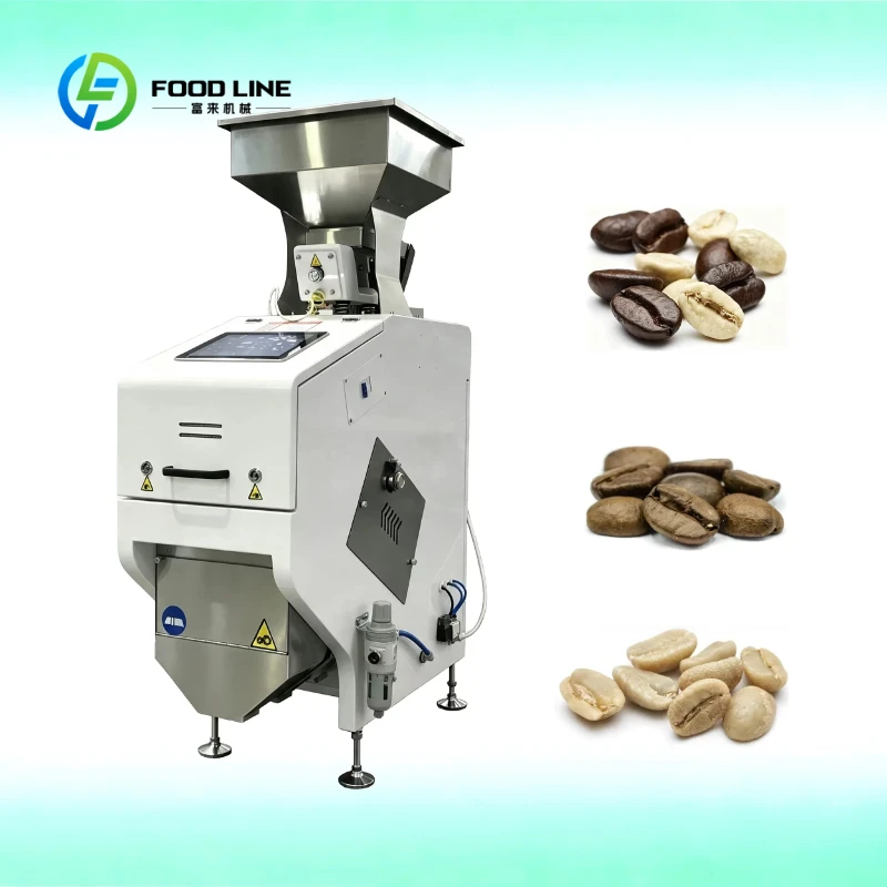 Customized Coffee Beans Color Sorter Machinery Capacity 99.99% Coffee Bean Colour Sorting Machine Color Separator