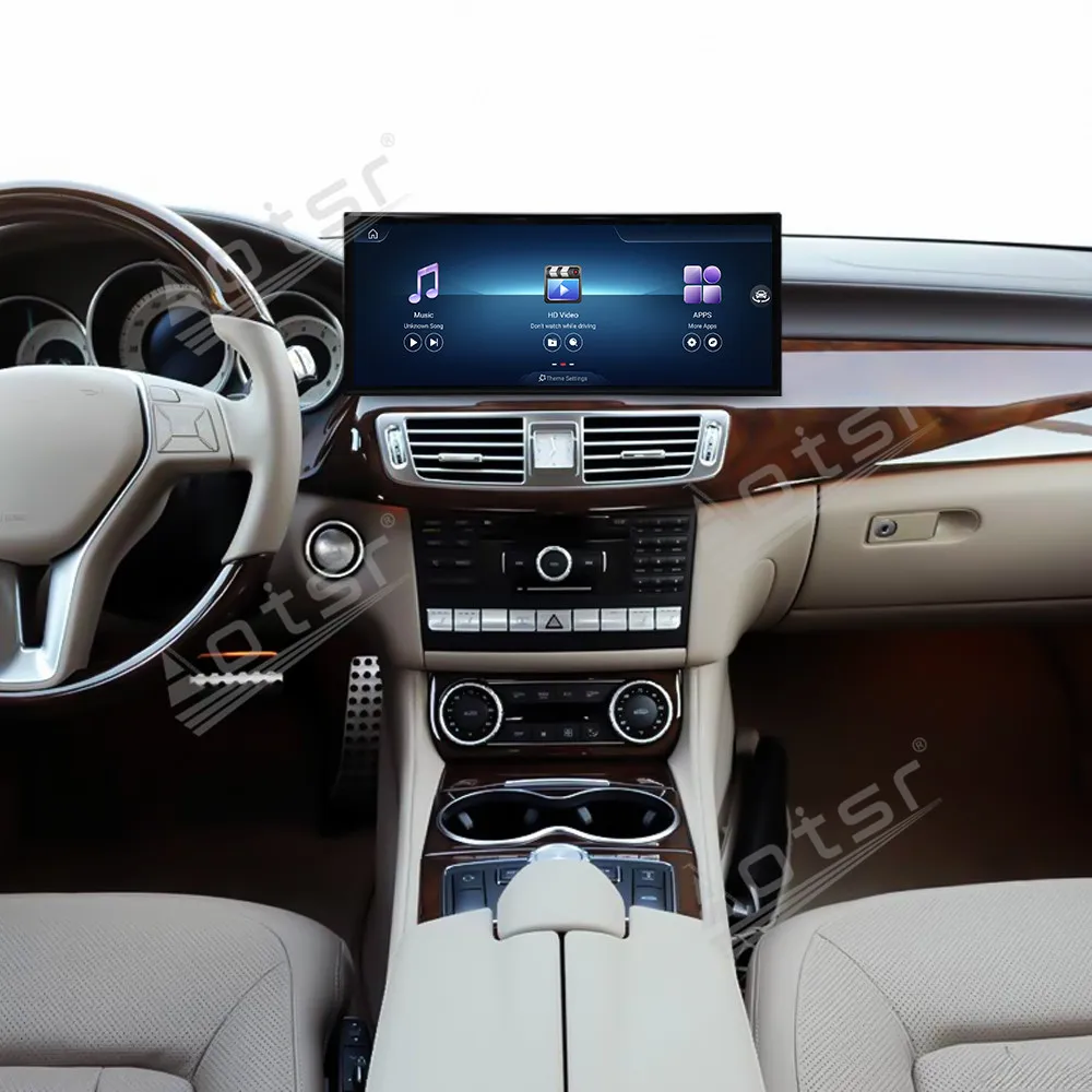 أندرويد 14 15.8 بوصة لمرسيدس CLS W218 2012-2015 وسائط السيارة نظام تحديد المواقع مشغل وسائط متعددة راديو السيارة مسجل شرائط الصوت رئيس وحدة Aut #5