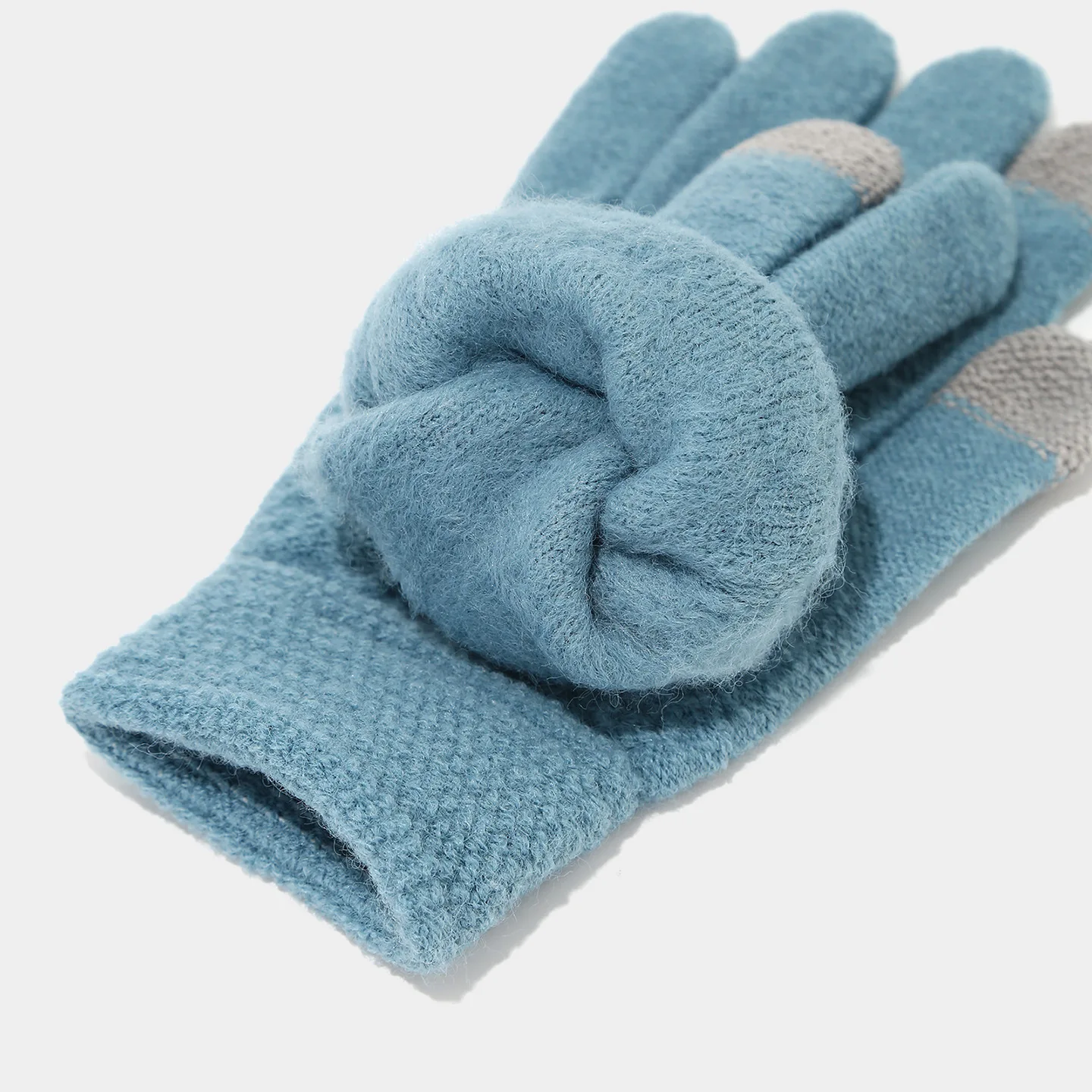 Set Topi Rajut Wanita, Syal, dan Sarung Tangan - Pakaian Rajut Tebal untuk Musim Dingin yang Hangat, Cocok untuk Bersepeda, Pelindung Telinga, Set Topi dan Syal