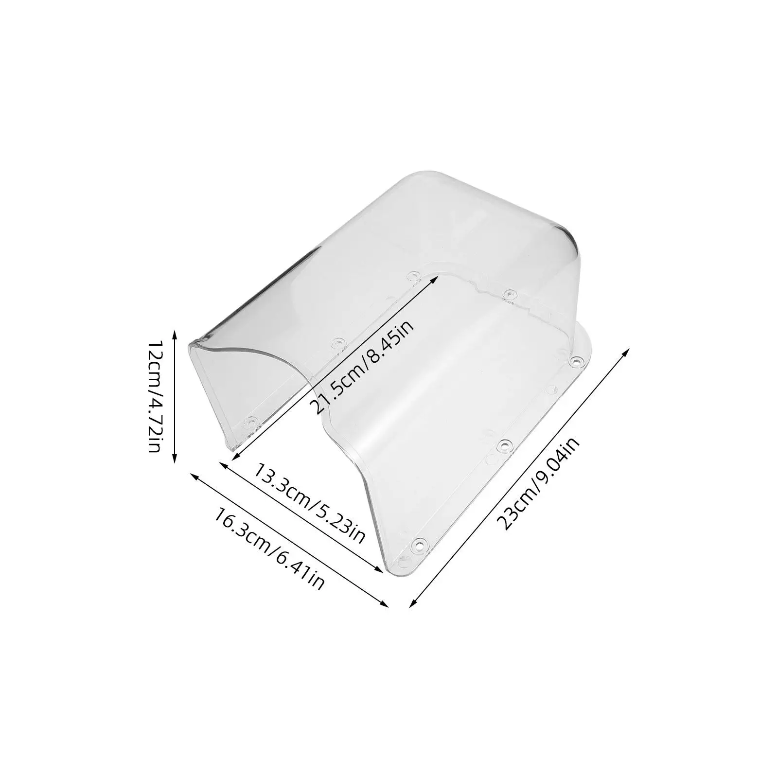 Outdoor Waterproof Cover Clear Transparent Protective Rain Cover for Doorbell Access Control Keypad Facial Recognition