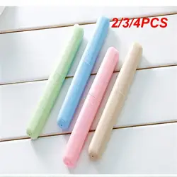 2/3/4PCS Toothbrush Sleeve Dust-proof 20g Toothbrush Holder Case Storage Organizer Toothbrush Box Tidy Toothbrush Barrel