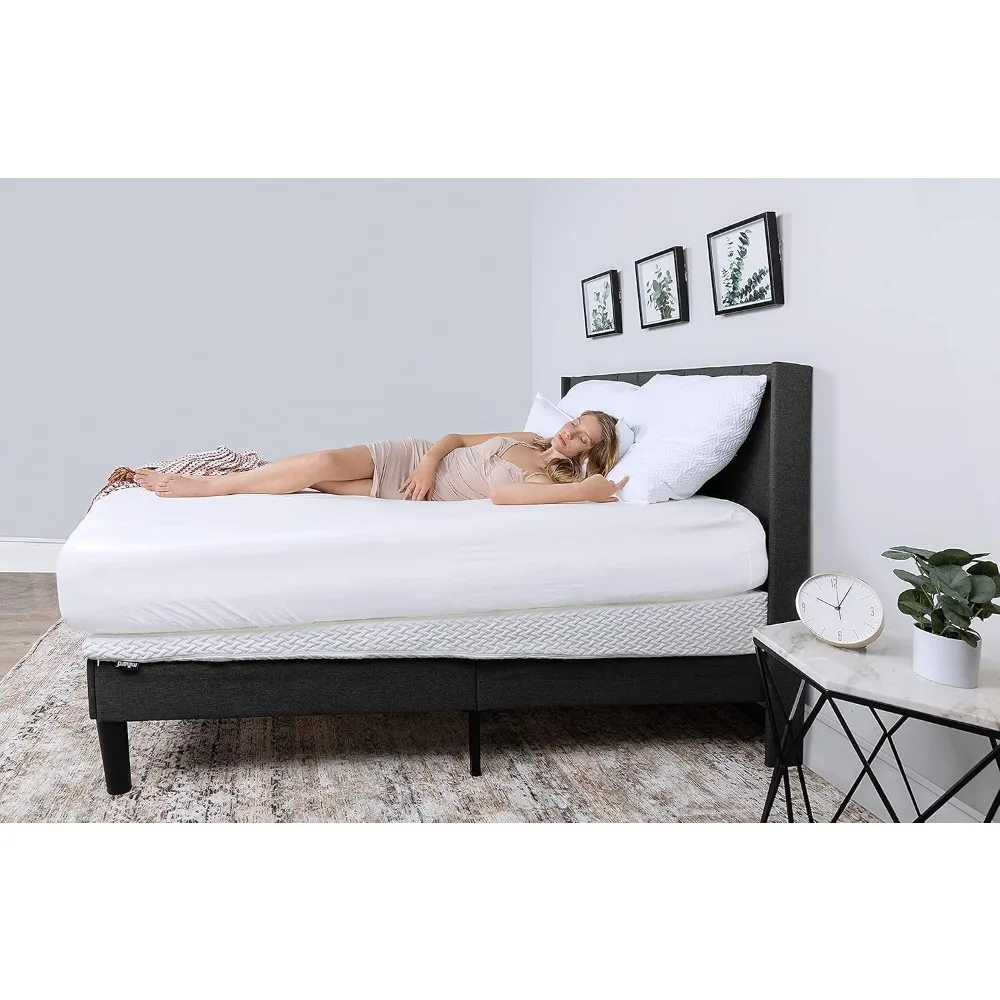 غطاء علوي من إسفنج الذاكرة مع قاعدة مصعد مائلة، حجم كامل 7.5 بوصة، غطاء قابل للغسل #2