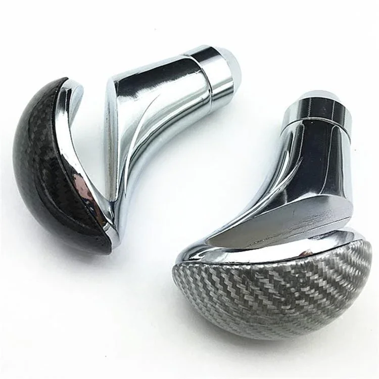 

Automobile universal gear head real carbon fiber metal modified handball