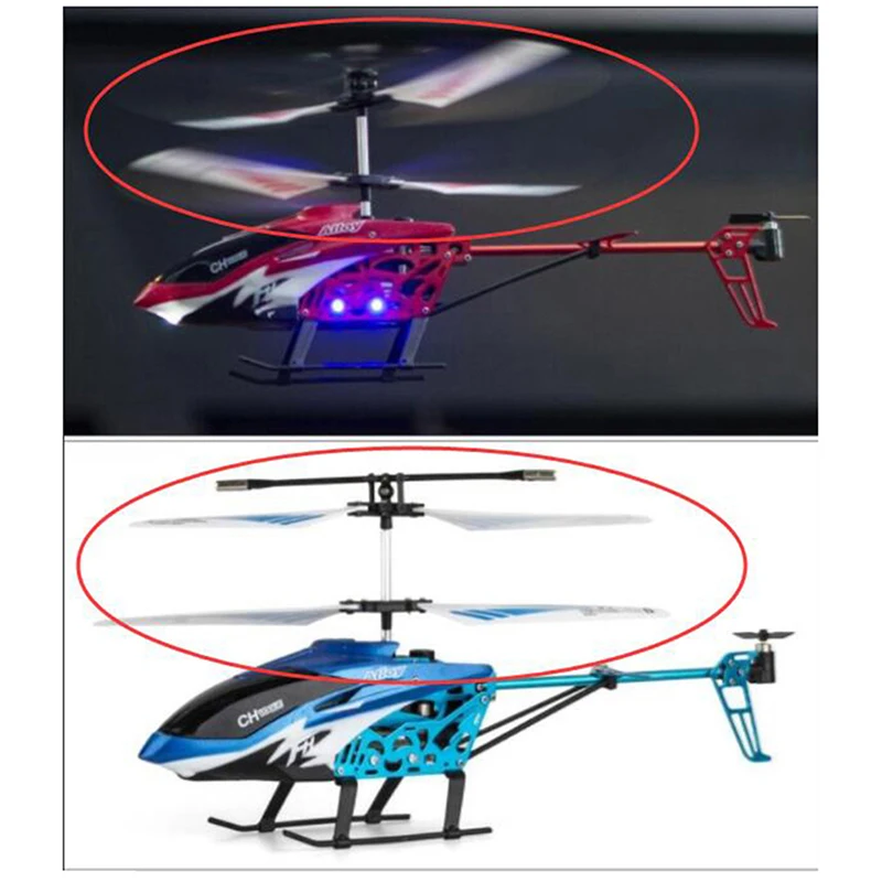 4 szt. Wentylatory zapasowe ostrza 7.2/9CM rekwizyty do wirnika Mini helikopter R/C Rc CH002 CH023 zabawki drony części zamienne