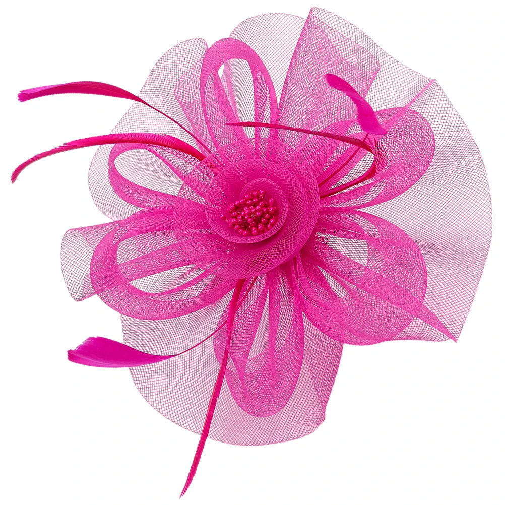 

Wedding Bridal Mesh Veil Hair Accessories Fascinator Hats for Women Tea Party Elegant Charm Retro Style Design