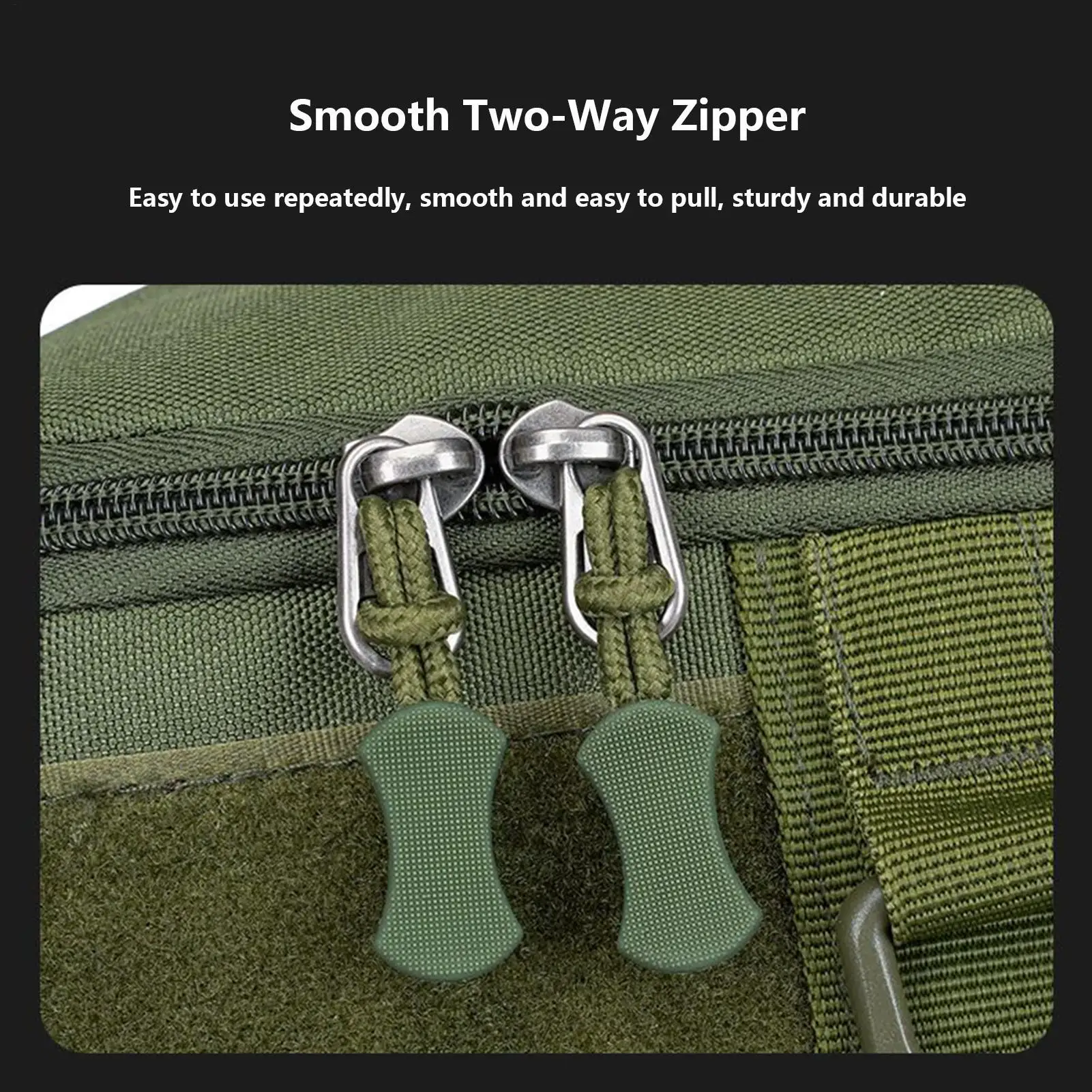 حقيبة ظهر لصيد السمك حقيبة أكسفورد متعددة الجيوب صندوق أدوات صيد السمك مع حامل قضيب للرجال والنساء طُعم المشي لمسافات طويلة #1