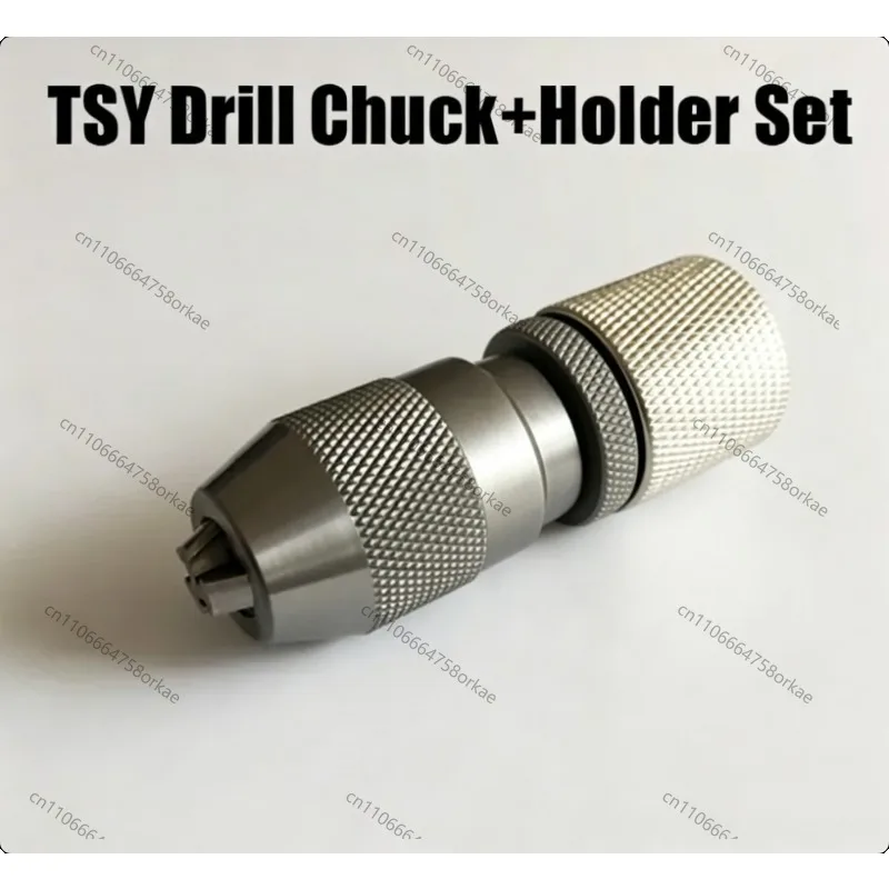 edm TSY Drill Chuck+Holder Set 0-3mm stainless steel for small hole drilling machine high precision type 1/8'' 0-3MM JT0 KEYLESS