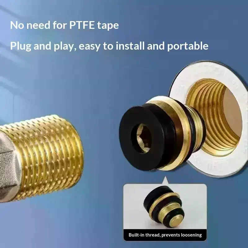 

1/2/4Pcs Durable Cold Water Faucet Silicone Gasket Quick Installation Leak Proof Sealing Ring Brass Faucet Gasket