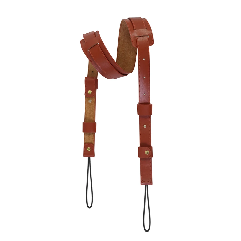 

Camera Strap Practical Belts for Cowhide Travel Adjustable Length Wide Strap Comfort Use Bright Color Fashion Simple