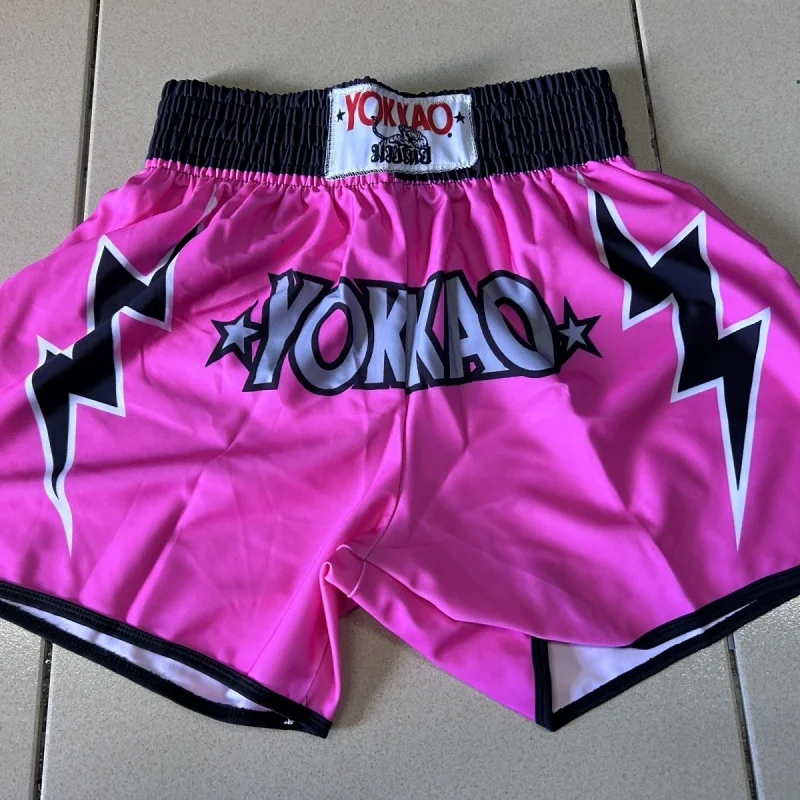 YOKKAO Muay Thai Shorts Men's and Women's Boxing Fighting Running Exercise Shorts Adult and Children Boxing Shorts Customization