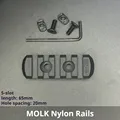 5 ranuras Nylon-BK