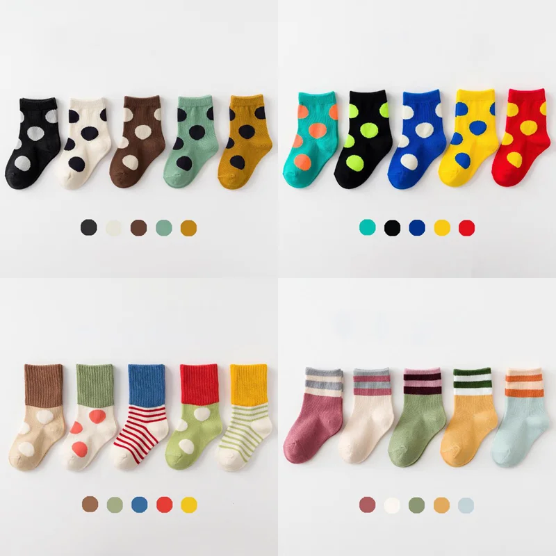 

5Pair/lot New Children's Autumn/Winter Warm Socks