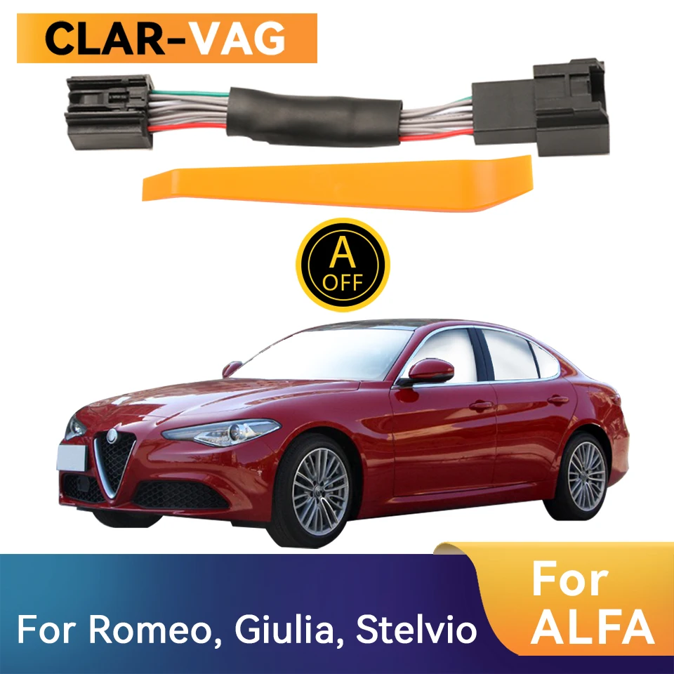 

Для Alfa Romeo Stelvia Giulia 2015-2021 автомобильный автоматический запуск, остановка, устройство, доводчик, адаптер, кабель, переключатель фар Plug and Play