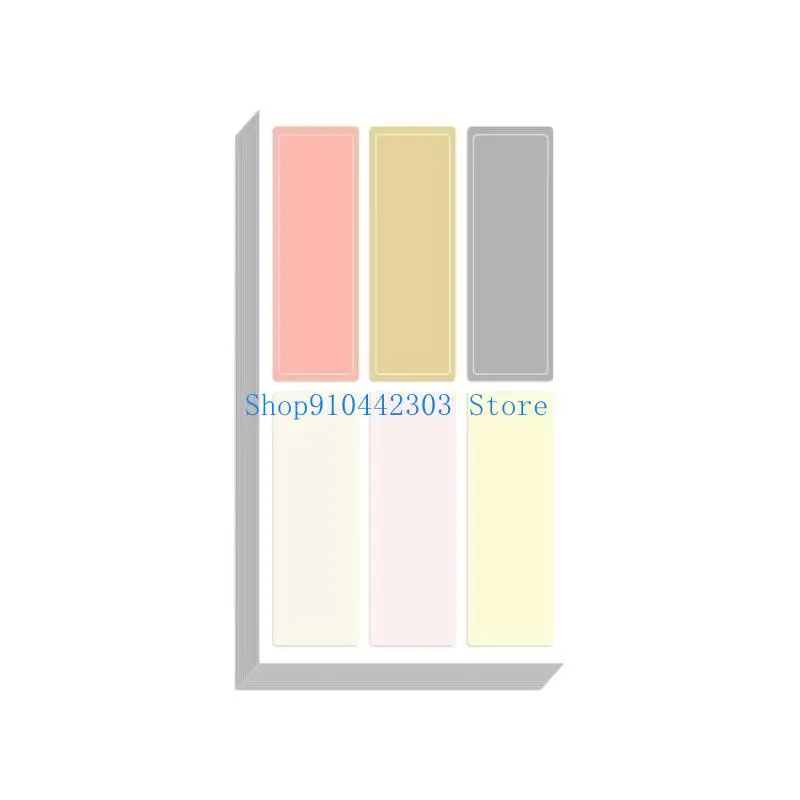 

L4MD Name Labels Waterproof Reusable Stickers Colorful Adhesive Sign School Organization Classroom for Children