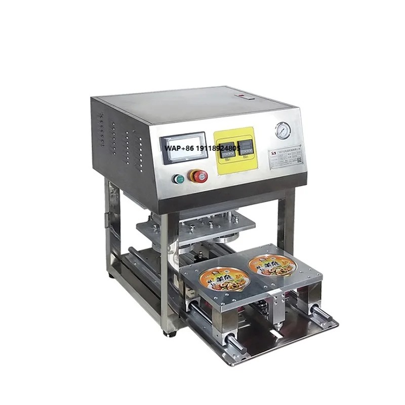 

Tabletop Electric Cup Sealing Machine for Snack Coffee Milk Tea Yogurt Fast Food - Ideal for Cup Tray Box