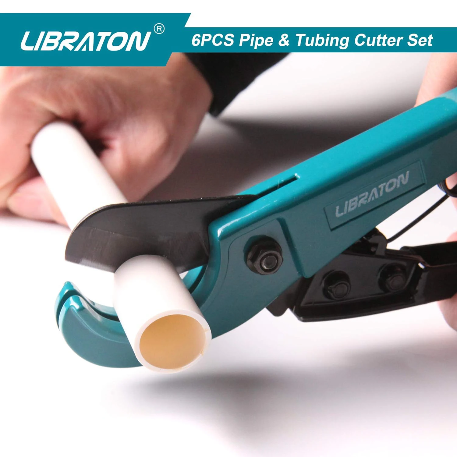 Libraton Pex Pipe Cutter 31mm PEX Tube Cutter 3-22mm PEX Pipe Cutting Tools for PEX PVC PPR Plastic Extra PTFE Seal Tapes 400\