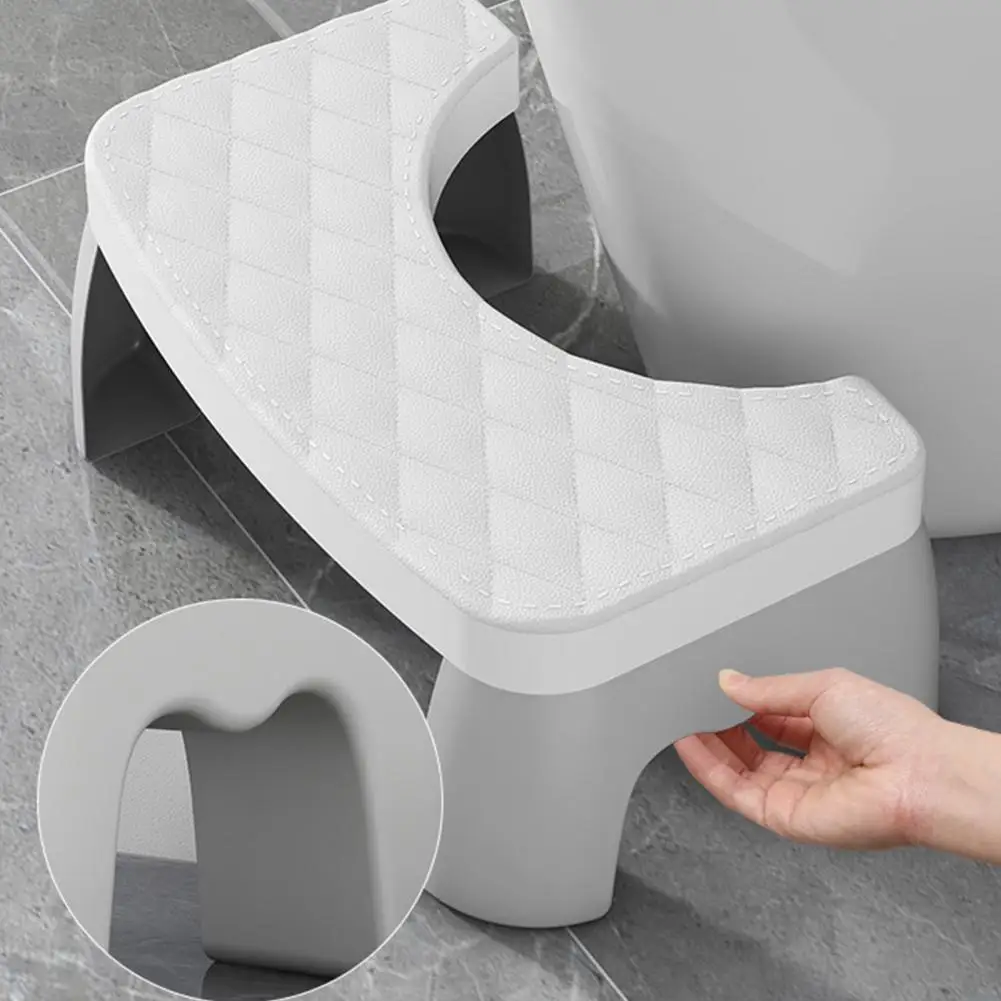 Constipation Relief Stool Ergonomic 7 Inch Toilet Stool Relieve Hemorrhoids Constipation Promote Healthy Movements for Adults