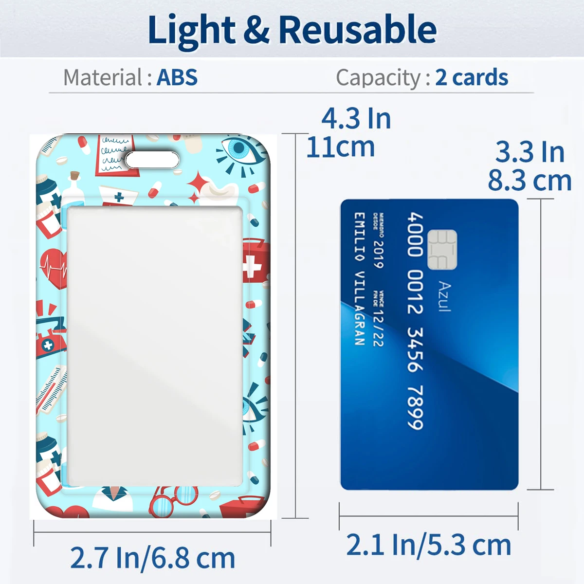 Smycz do identyfikatora medycznego, etui na identyfikator lekarza, smycze na szyję dla kobiet, etui na karty, brelok do kluczy, prezent